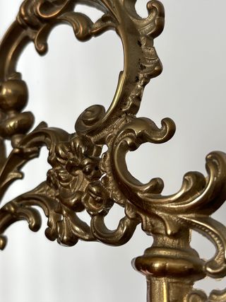 Atril Rococó Antiguo Dorado 55cm