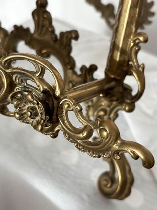 Atril Rococó Antiguo Dorado 55cm