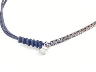 pulsera oro 18k con piedra con moisanita