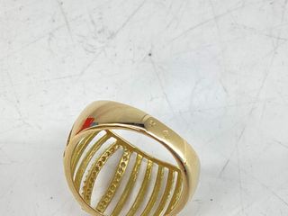 anillo oro 18k con piedra con circonita