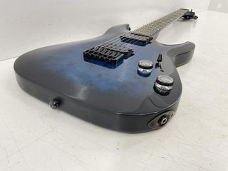 guitarra electrica schecter omen elite-7 see blue burst