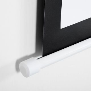 Pantalla Proyector de 100 Pulgadas 4K HD Formato 16:9 Con Montaje en Pared y Techo, Pantalla Proyector de Metal, Gran Ángulo de 160 Grados, para Casa, Hogar, Cine, Exterior, Blanco