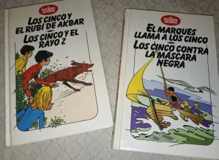 Lote 2 libros El Club De Los Cinco avntura juvenil