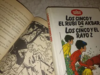 Lote 2 libros El Club De Los Cinco avntura juvenil