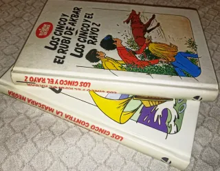 Lote 2 libros El Club De Los Cinco avntura juvenil