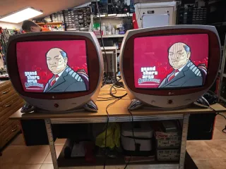 TV CRT LG Netee 20 Gris y Naranja