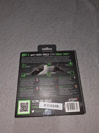 Pack Baterías Recargables Xbox 360 Gioteck