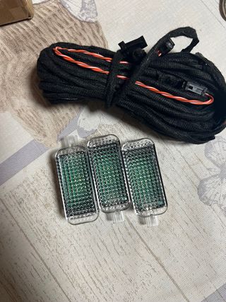 Luces LED para pies de coche