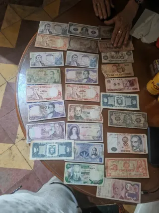 Colección monedas y billetes