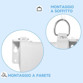 Pantalla Proyector de 80 Pulgadas 4K HD Formato 16:9, Altura Regulable Manual, Pantalla Proyector, Gran Angular de 160 Grados, Tela Videoproyector para Casa, Hogar, Cine, Oficina, Exterior, Blanco