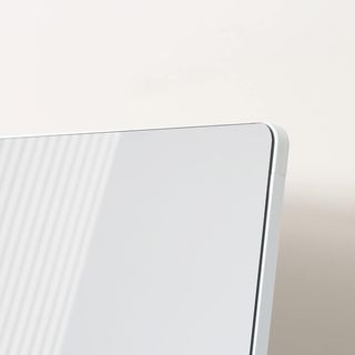 Espejo De Suelo Y Pared Con Estructura De Aluminio, Espejo Para Dormitorio, Entrada Y Baño, 45X37X158.5Cm