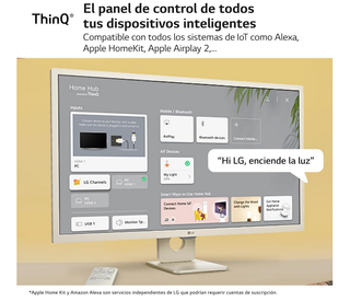 Monitor Smart LG 32SR50F-W 32" Bianco