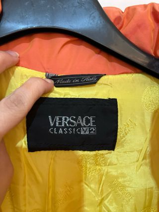 Chaqueta Versace Classics V2 Vintage Naranja