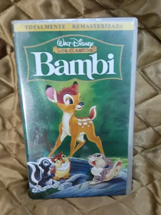Lote 3 VHS Disney Clásicos (Español)precntados