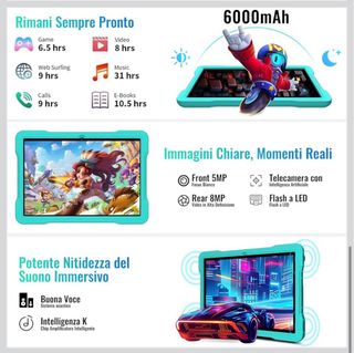 Tablet 10.1 Android 15 30GB RAM + 2TB TF