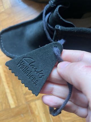 Botas Clarks Wallabee Negras