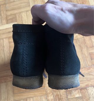 Botas Clarks Wallabee Negras