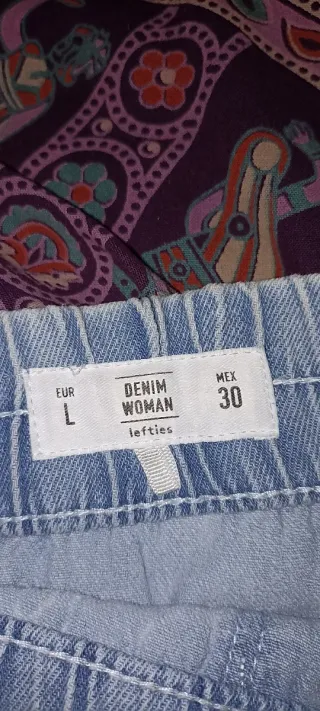 Pantalón corto vaquero mujer