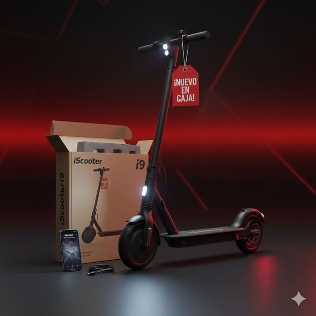 Patinete Eléctrico iScooter i9 HOMOLOGADO DGT 2026