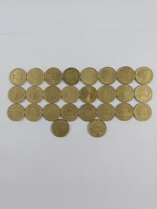 Monedas De La Zona Euro.