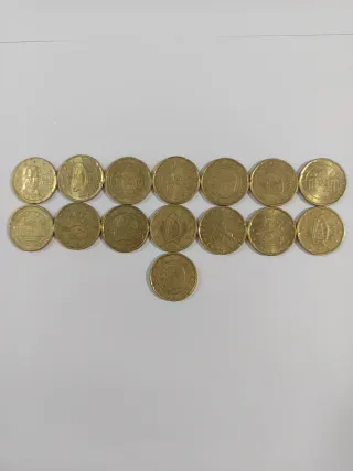 Monedas De La Zona Euro.