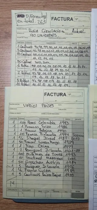 Lote 263 Monedas Diferentes