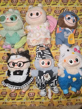 Ropa para Labubu con accesorios