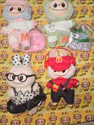 Ropa para Labubu con accesorios