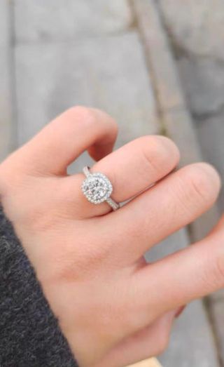 Anillo plata con circonitas