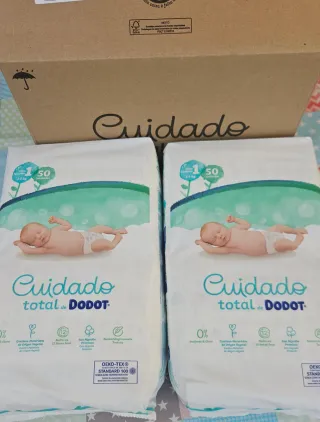 100 Fraldas Dodot Cuidado Total T1 (2-5kg)