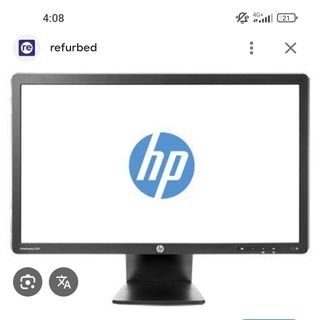 Monitor HP Negro/Plateado