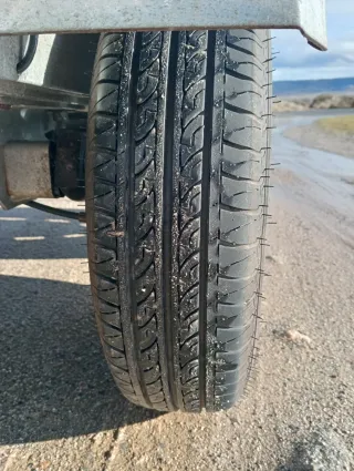 Remolque ganadero casi nuevo