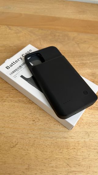 Custodia con batteria integrata per iPhone 11 Pro nero