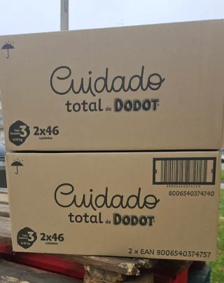 184 Fraldas Dodot Cuidado Total T3 (2x92)