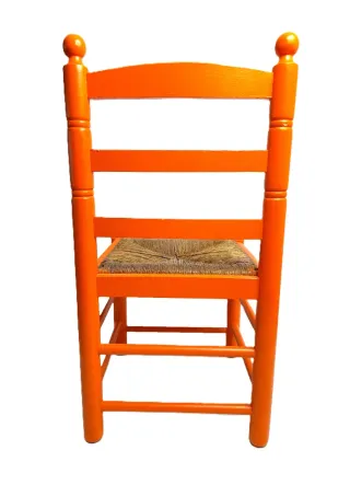 Silla - Madera y mimbre