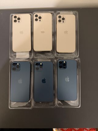 Lotto 6 iPhone 12 Pro 256GB Oro/Blu