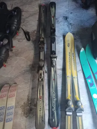 Esquís Elan y rosinyol