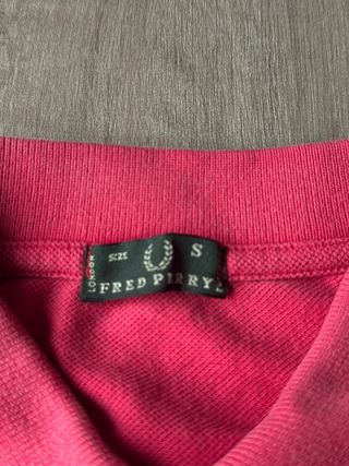 Polo Fred Perry rosa S