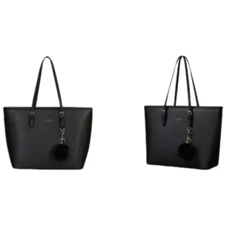 URAQT Borsa Tote Donna Nera Grande Capacità