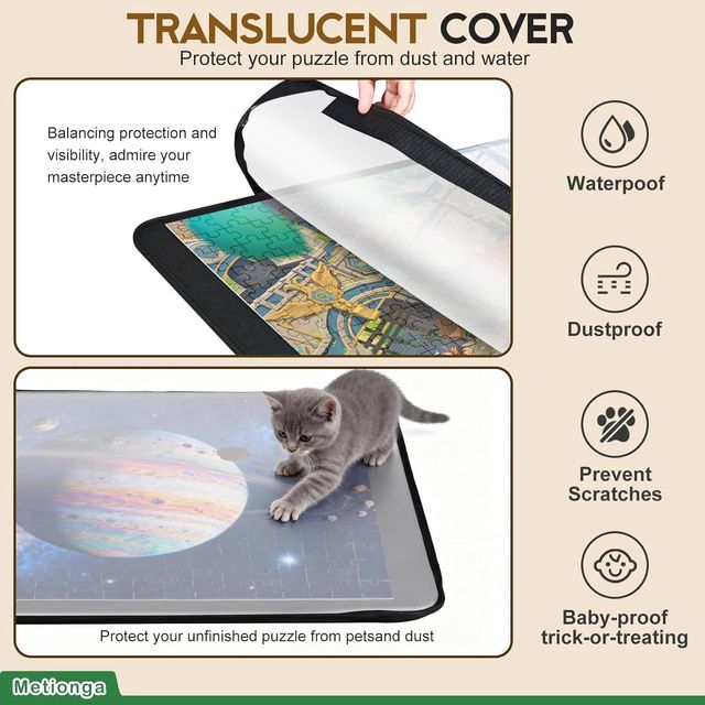 Metionga tablero puzzle 1000p bandejas y soporte