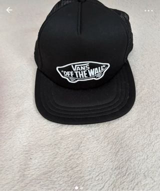 Gorra Vans Negra Trucker