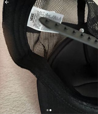 Gorra Vans Negra Trucker