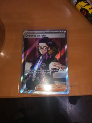 Carta Pokémon Órdenes de Jefes (Córax)