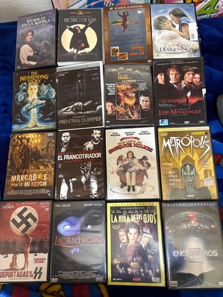 16 DVD di Film Vari (Spagnolo/Inglese)
