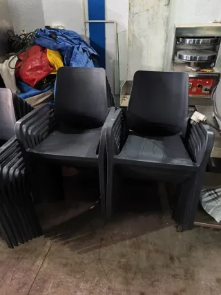 Sillas terraza hostelería como nuevas