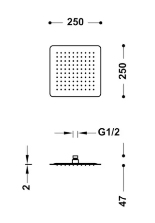 Rociador Ducha - Marca Tres . A estrenar