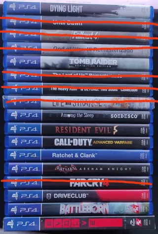 Lote 13 Juegos PS4 (PlayStation 4)