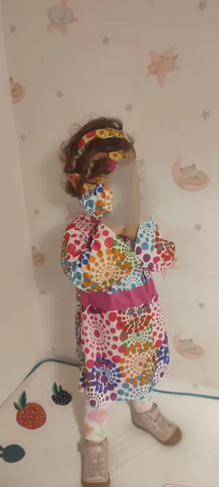 Disfraz Hippie Niña