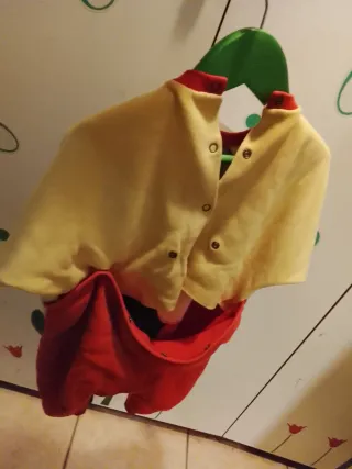 Tutina gialla e rossa  bimbo /a gatto Silvestro