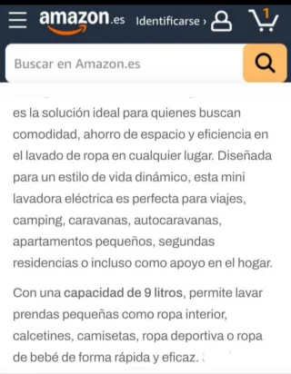 Lavadora Portátil Plegable ( Sin Estrenar)